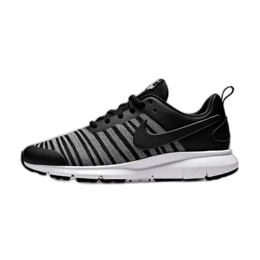 shoes, black, white, sneaker, toe, cap, midsole, laces transparent PNG cut-out