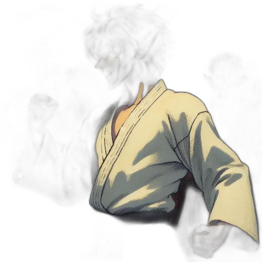 jacket, staff, hair, creature, concept art, watercolor, pixel art, anime transparent PNG cut-out