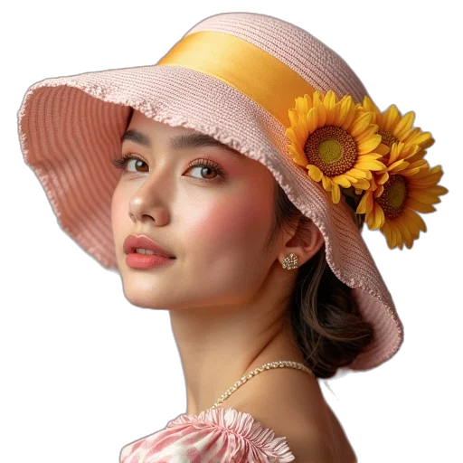 hat, crown, jewelry, face transparent PNG cut-out