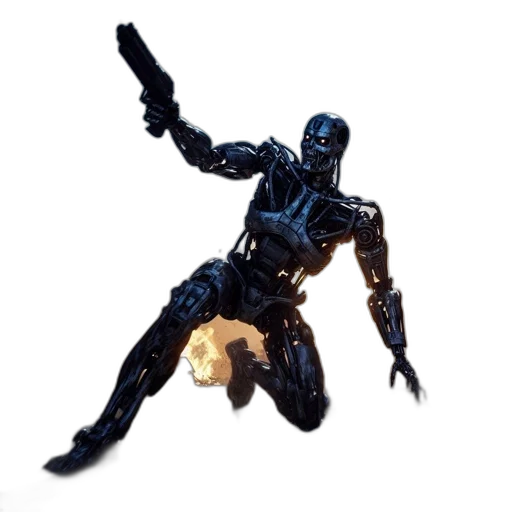 robot, weapon, creature, animal, concept art, 3d render, comic book art, pixel art transparent PNG cut-out