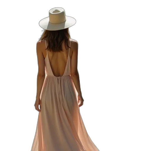 dress, hat, photorealistic, concept art transparent PNG cut-out