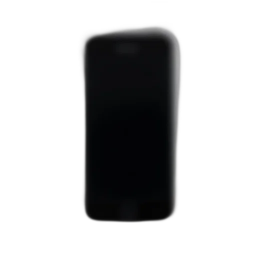 bottle, robot, 3d render, dark, black, rectangular, smartphone, white transparent PNG cut-out