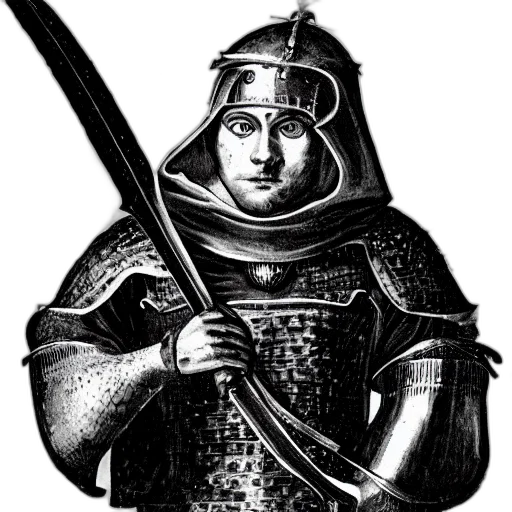 sword, staff, crown, face transparent PNG cut-out