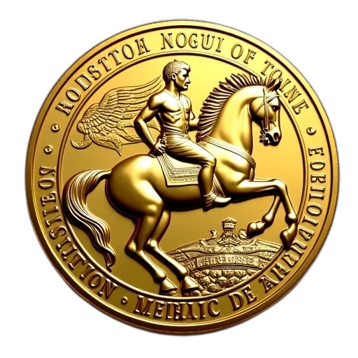 jewelry, crown, golden, coin, detailed, design, featuring, man transparent PNG cut-out