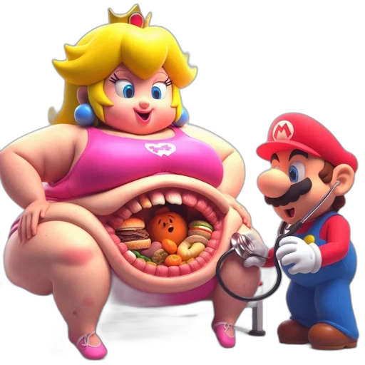 dress, animal, food, weapon, concept art, 3d render, pixel art, mario transparent PNG cut-out