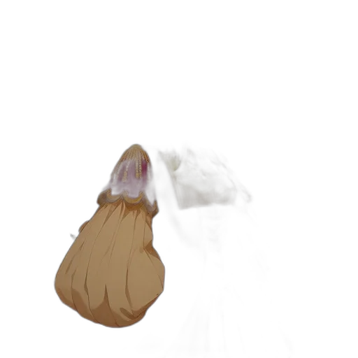 hair, hat, umbrella, crown, concept art, anime, photorealistic, watercolor transparent PNG cut-out