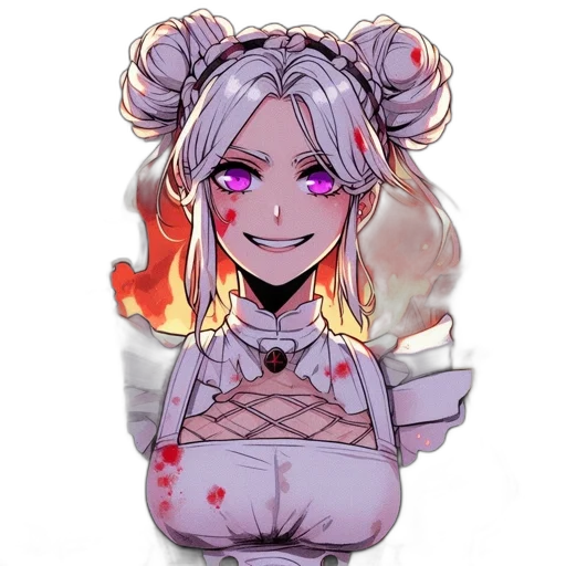staff, anime, pixel art, concept art, fantasy art, fire, pastel, red transparent PNG cut-out