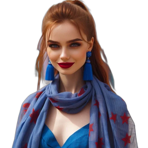 jewelry, dress, face, fantasy art, photorealistic, concept art, oil painting, blue transparent PNG cut-out