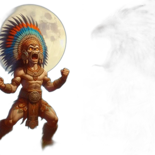 creature, concept art, fantasy art, 3d render, photorealistic, two, contrasting, images transparent PNG cut-out