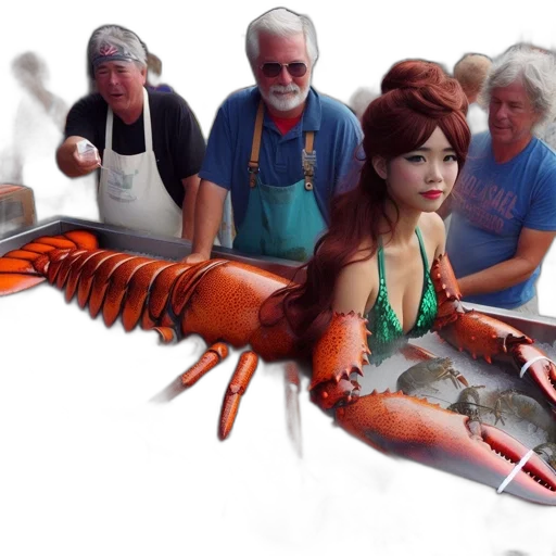 animal, creature, food, photorealistic, 3d render, concept art, underwater, lively transparent PNG cut-out