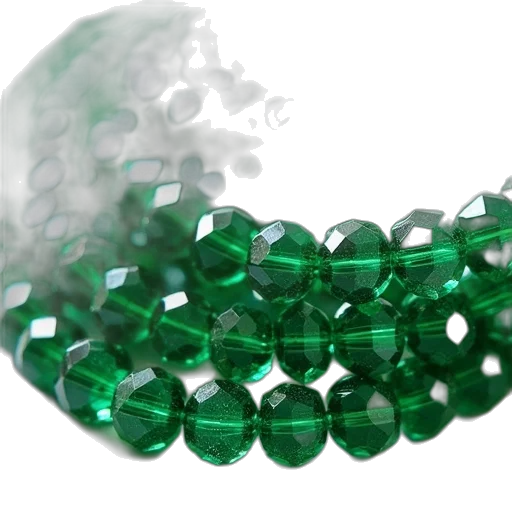 jewelry, crown, mask, bottle, 3d render, green, 5mm, emerald transparent PNG cut-out