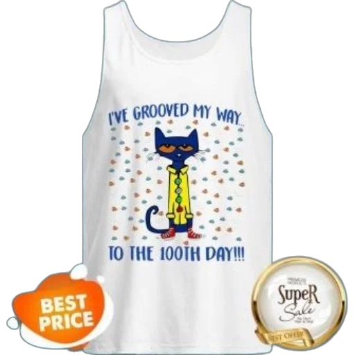 dress, white, tank, top, cartoon, cat, wearing, glasses transparent PNG cut-out