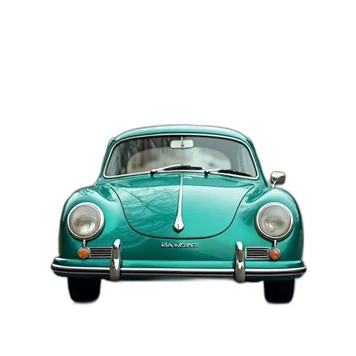 car, crown, animal, weapon, 3d render, photorealistic, concept art, green transparent PNG cut-out