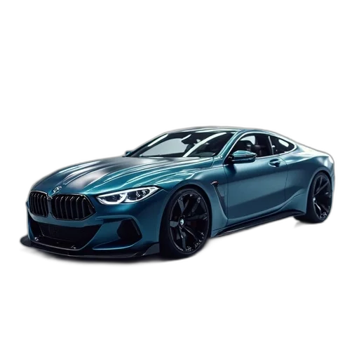 car, 3d render, photorealistic, concept art, bmw, concept, sports, production transparent PNG cut-out