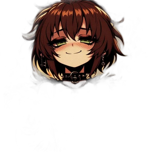 hair, mask, crown, face, anime, pixel art, cartoon, watercolor transparent PNG cut-out