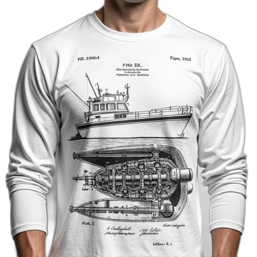 car, cyberpunk, concept art, photorealistic, boat, engine, patent, blueprint transparent PNG cut-out