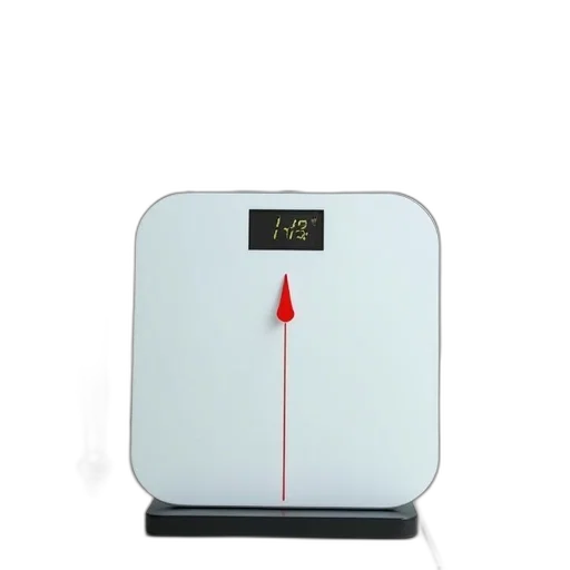 white, digital, bathroom, scale, black, base, red, pointer transparent PNG cut-out