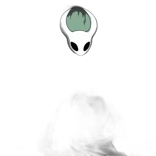 creature, mask, dragon, staff transparent PNG cut-out