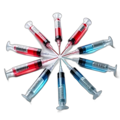 umbrella, bottle, staff, weapon, collection, syringes, red, blue transparent PNG cut-out