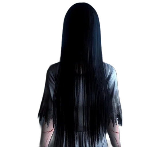 hair, dress, staff, creature, concept art, 3d render, photorealistic, pixel art transparent PNG cut-out