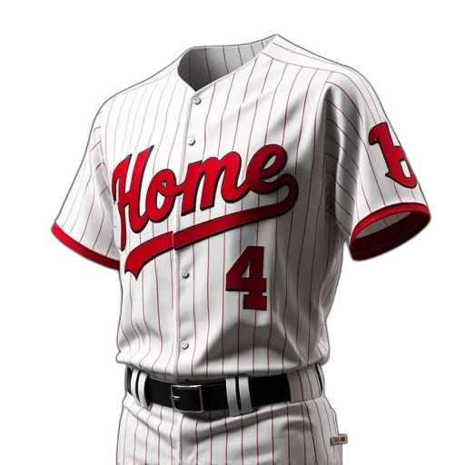 3d render, concept art, baseball, uniforms transparent PNG cut-out