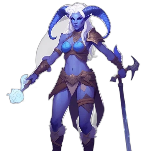 staff, weapon, concept art, fantasy art, pixel art, comic book art, blue, unconventional transparent PNG cut-out