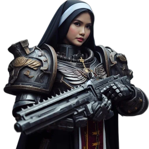 weapon, sword, staff, robot, fantasy art, concept art, 3d render, photorealistic transparent PNG cut-out