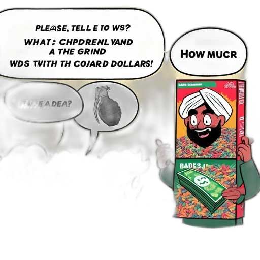 mask, food, comic, strip, portrays, humorous, negotiation, between transparent PNG cut-out