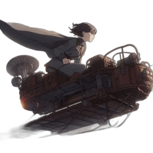 car, weapon, robot, sword, concept art, fantasy art, anime, comic book art transparent PNG cut-out