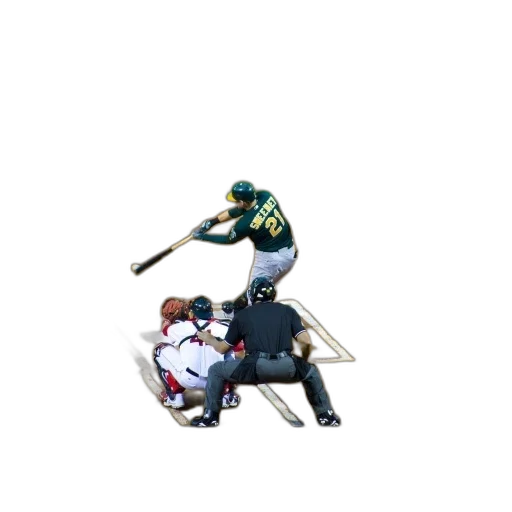 weapon, sword, robot, baseball, player, green, jersey, number transparent PNG cut-out