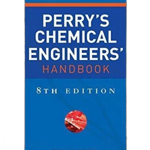 cover, perry, chemical, engineers, handbook, 8th, edition, featuring transparent PNG cut-out