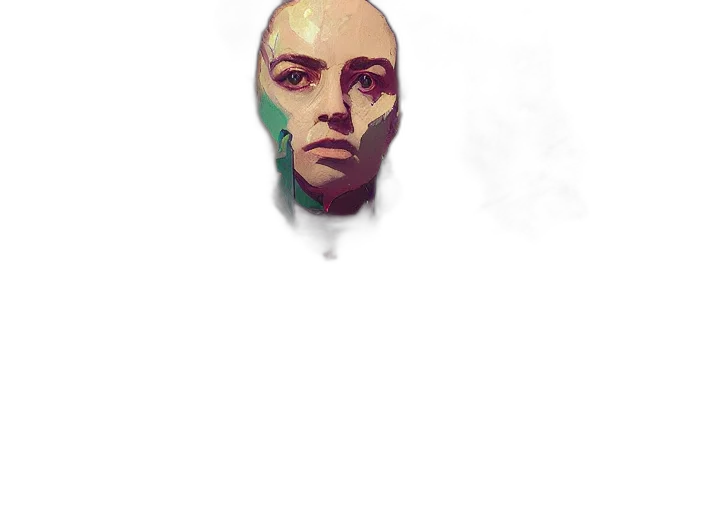 mask, face, robot, creature transparent PNG cut-out
