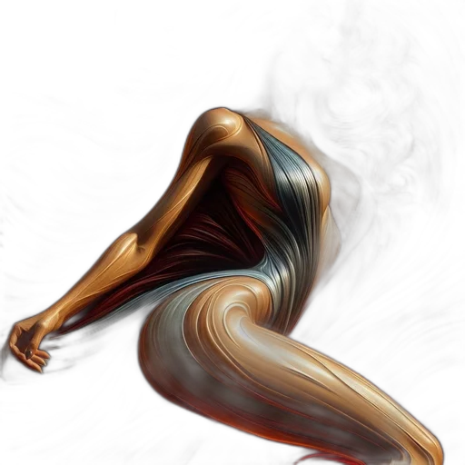dress, hair, mask, creature, concept art, photorealistic, fantasy art, comic book art transparent PNG cut-out