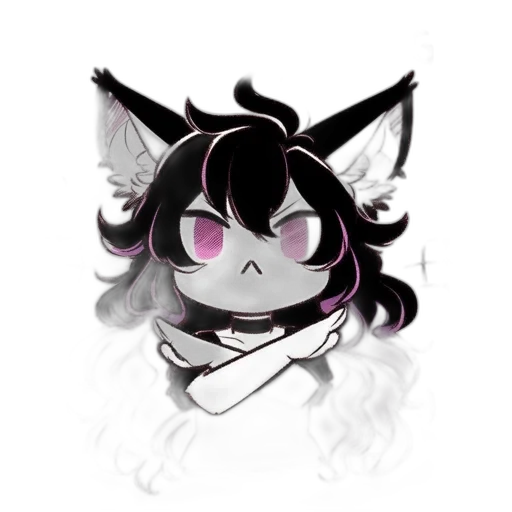 mask, staff, creature, animal, pixel art, anime, concept art, fantasy art transparent PNG cut-out