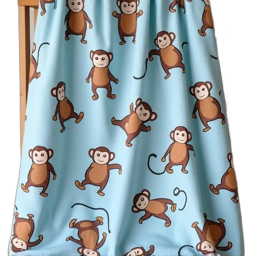dress, blue, brown, monkey transparent PNG cut-out