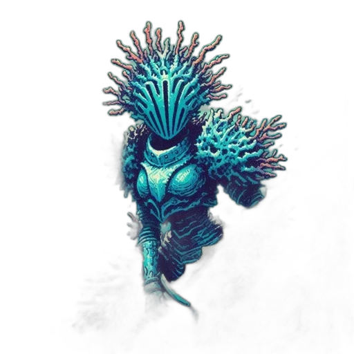 creature, dragon, staff, crown, concept art, fantasy art, pixel art, 3d render transparent PNG cut-out