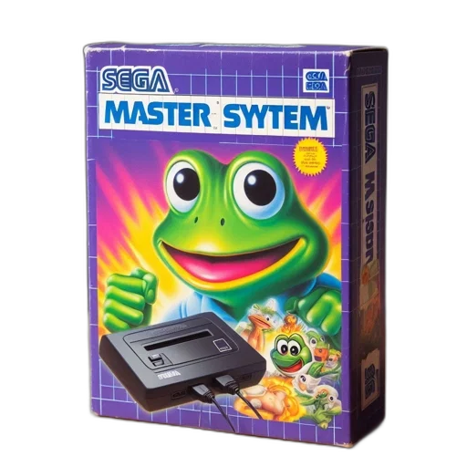 robot, 3d render, vaporwave, image, features, box, displaying, sega transparent PNG cut-out
