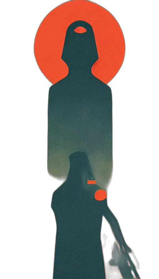 robot, mask, staff, sword transparent PNG cut-out