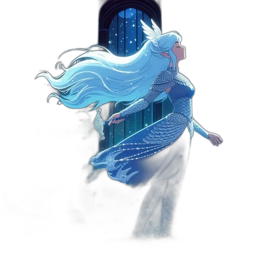 dress, sword, dragon, creature, concept art, fantasy art, pixel art, anime transparent PNG cut-out