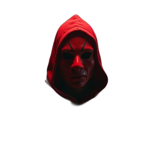 mask, face, jacket, hat, 3d render, concept art, photorealistic, pixel art transparent PNG cut-out