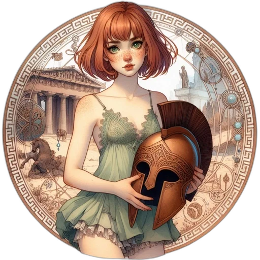 mask, fantasy art, concept art, comic book art, pixel art, earth tones, young, woman transparent PNG cut-out