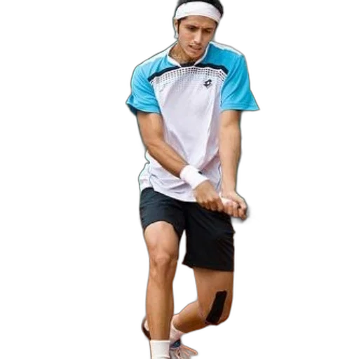 staff, 3d render, photorealistic, vaporwave, tennis, player, action, clay transparent PNG cut-out