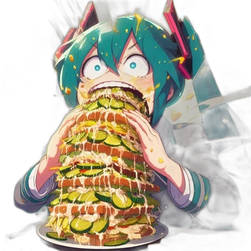 food, creature, animal, dragon, anime, vaporwave, concept art, pixel art transparent PNG cut-out