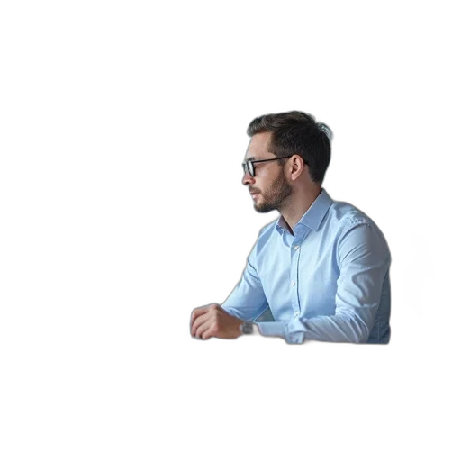 staff, jacket, furniture, face, 3d render, photorealistic, pixel art, cartoon transparent PNG cut-out