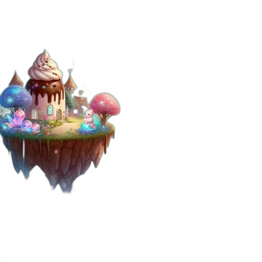 crown, staff, food, concept art, fantasy art, pixel art, 3d render, forest transparent PNG cut-out