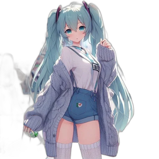jacket, dress, staff, robot, anime, 3d render, concept art, pixel art transparent PNG cut-out