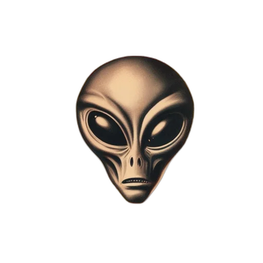 mask, creature, face, hat, concept art, pixel art, 3d render, outer space transparent PNG cut-out