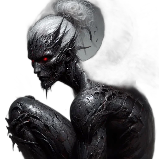 creature, mask, face, robot, concept art, fantasy art, comic book art, photorealistic transparent PNG cut-out
