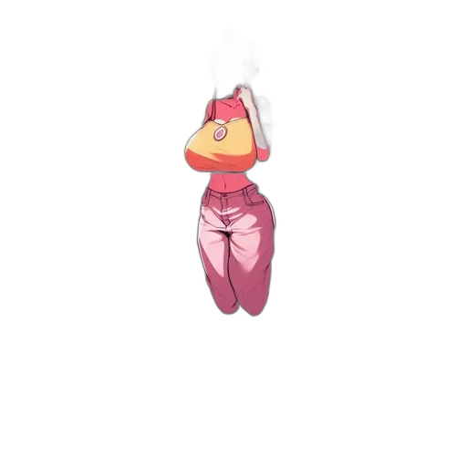 dress, animal, jewelry, creature, 3d render, pixel art, concept art, vaporwave transparent PNG cut-out
