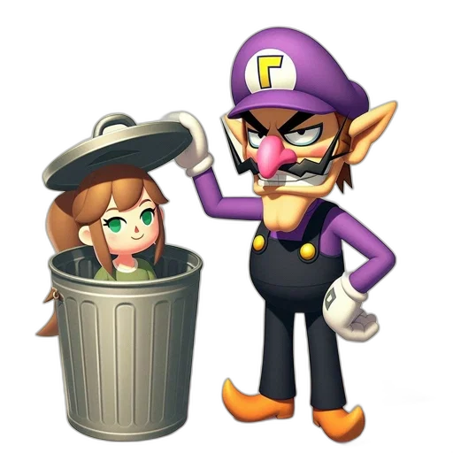 hat, weapon, crown, robot, 3d render, pixel art, concept art, vaporwave transparent PNG cut-out